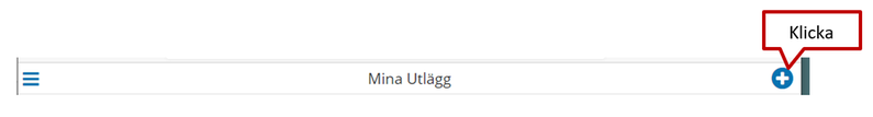 Steg 7 i hur man rapporterar utlägg i P mobile